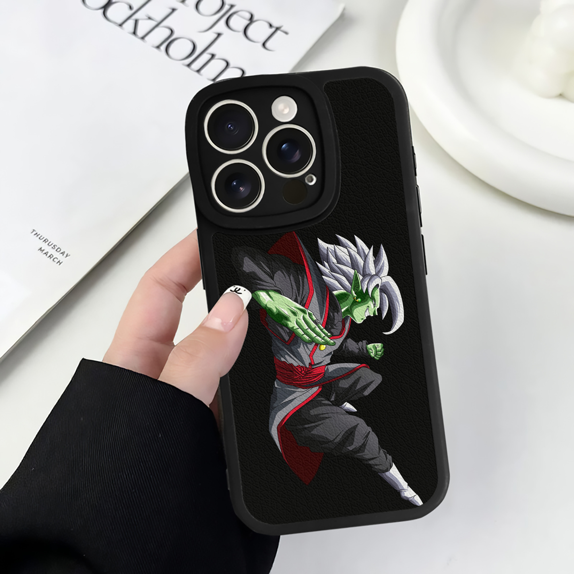 （画像用） ドラゴンボール ベジット DRAGON BALL Vegetto 【iPhone 16シリーズ対応】シリコンスマホケース（レザー調） 材質：シリコン